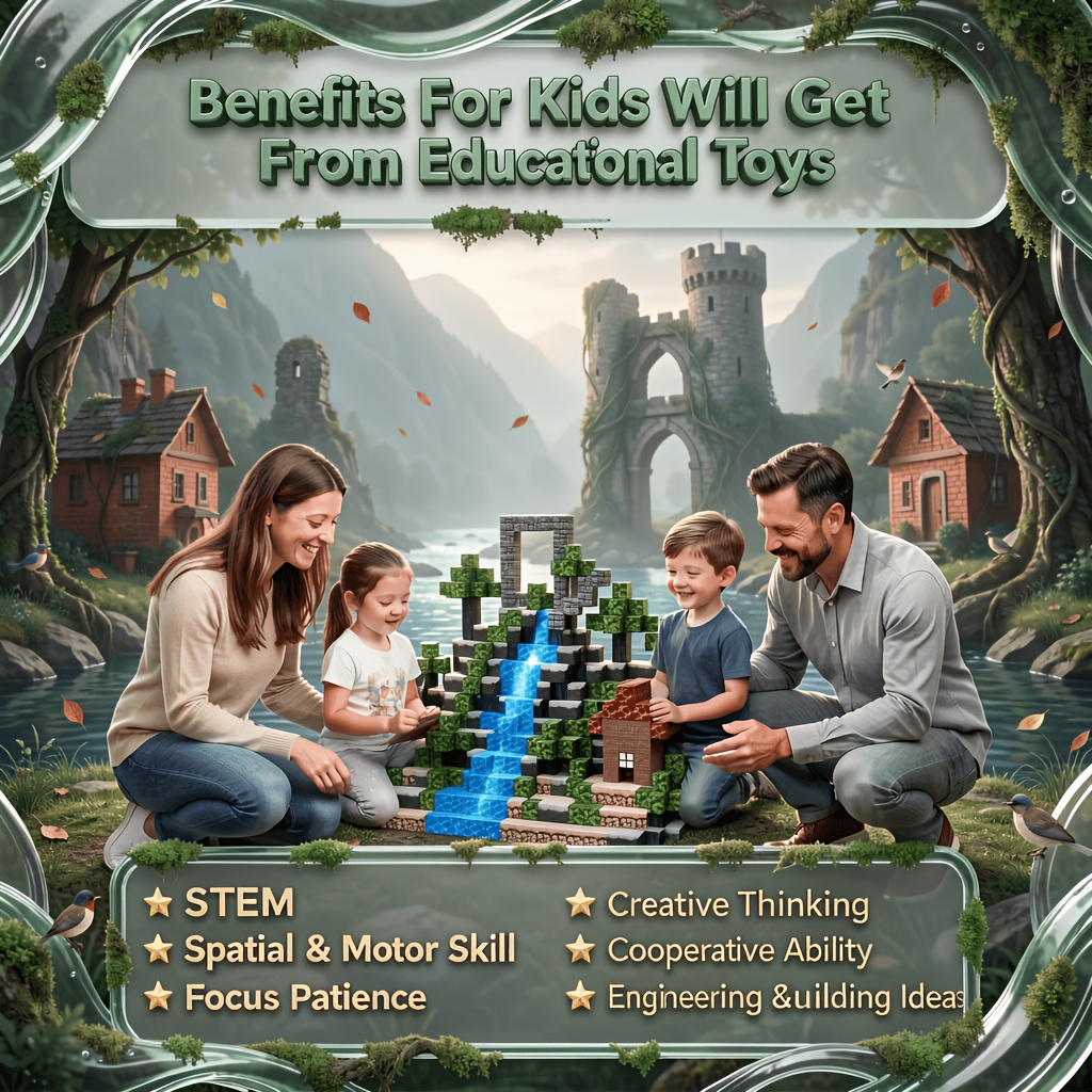 Magnetic Building Blocks for Ages 3-8, High Stability Toys