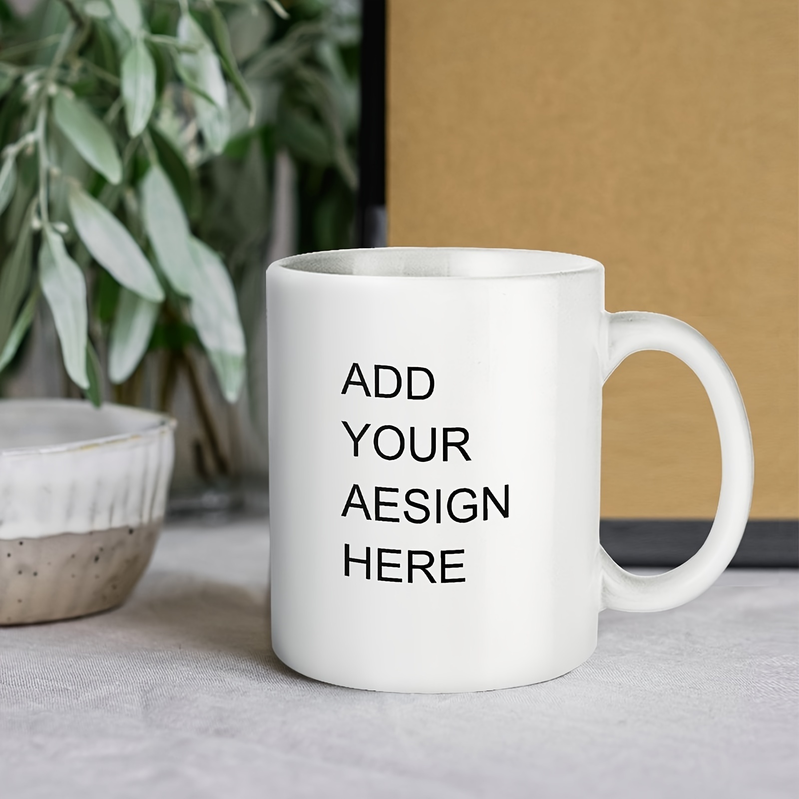 Personalized Coffee Mug - Design Custom Cup with Photo Text and Logo  Novelty Customized Gifts for Men and Women Tea Cup Taza Personalizada 11oz  Both
