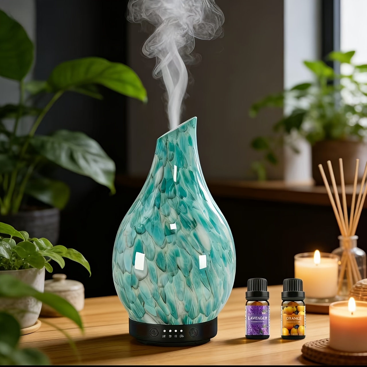 Essential Oil Diffuser 120Ml Handmade Bpa Free Auto Shut 4