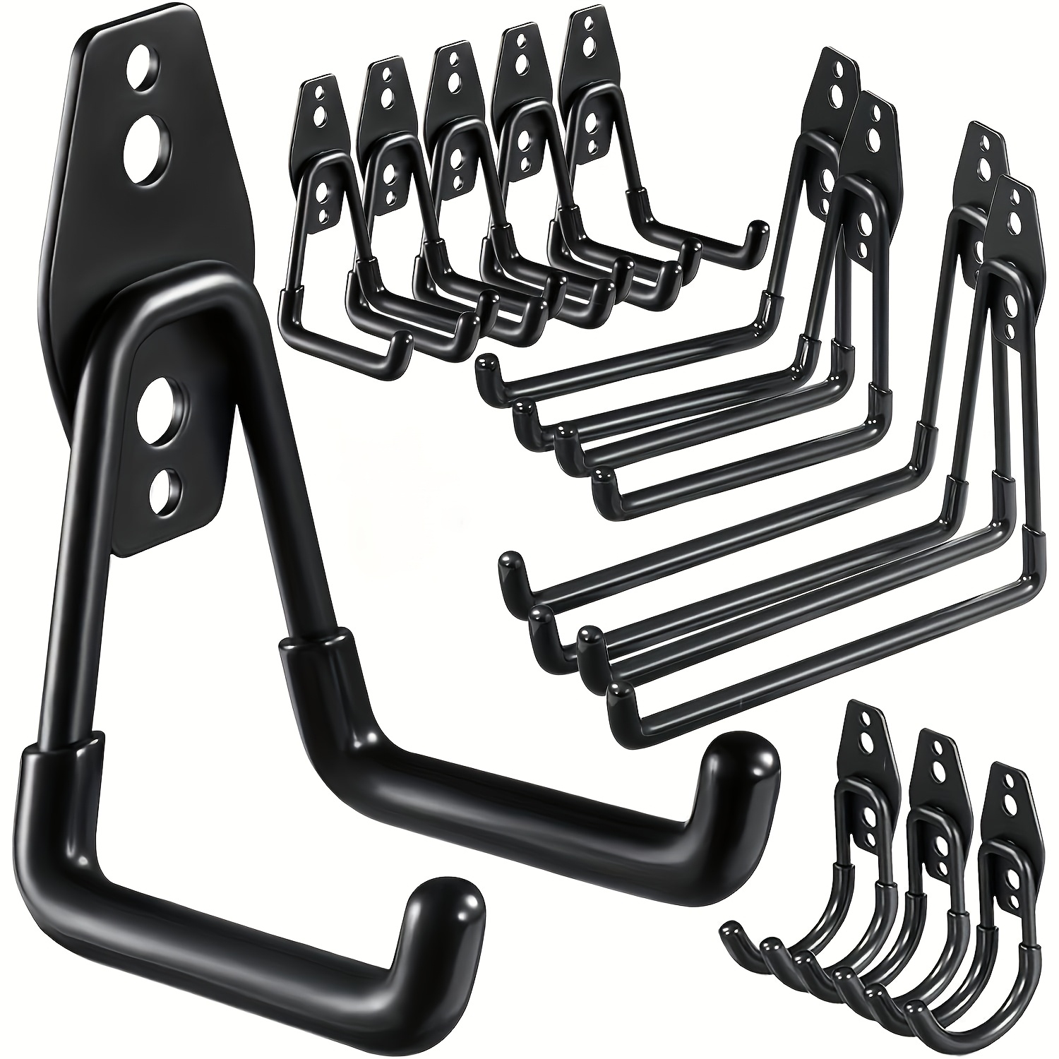 

Heavy-duty Wall-mounted Garage Storage Hook - 7.5" Long, Ladders, Ski Gear & Garden Tools, Includes Mounting Screws