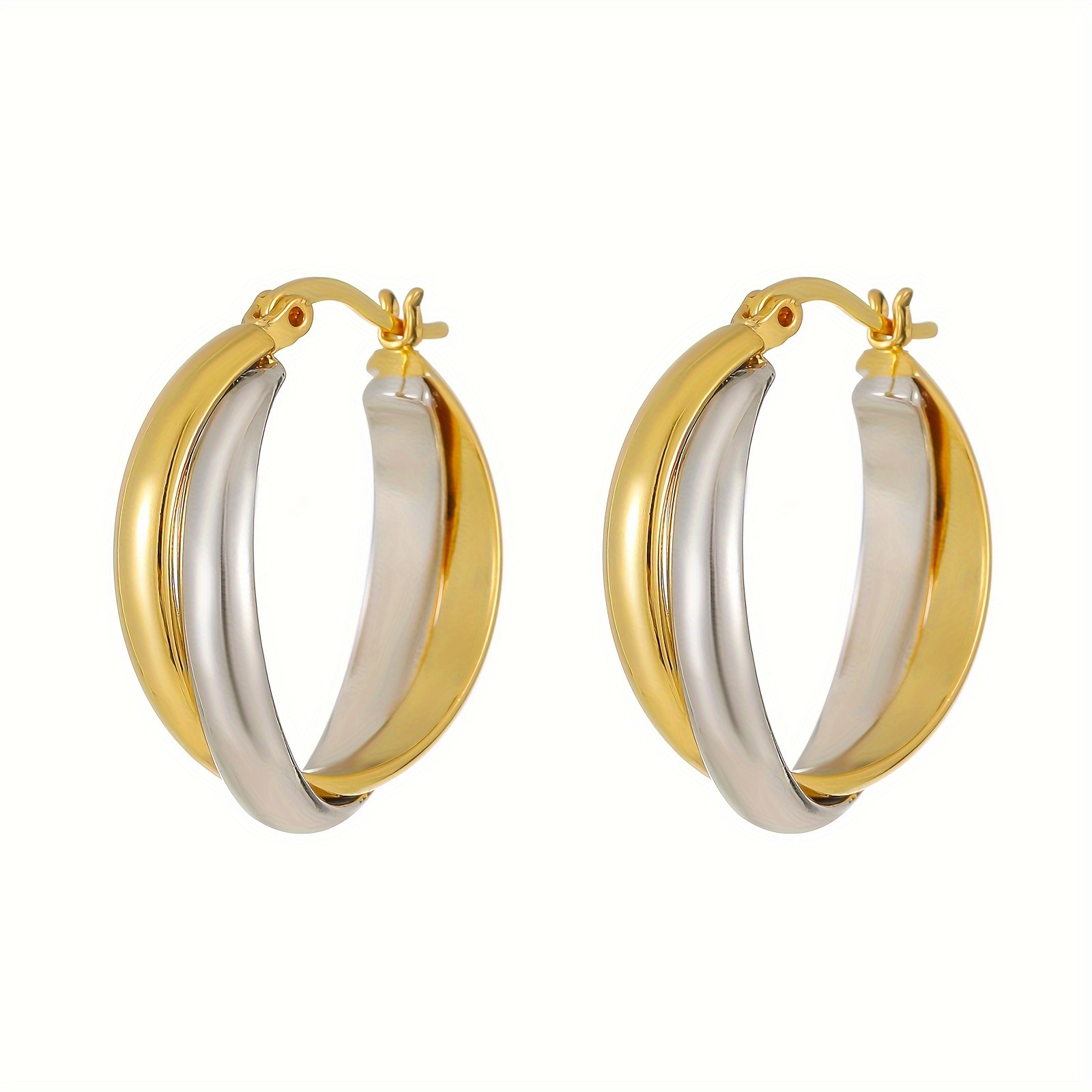 Two Color Alternating Gift Earrings
