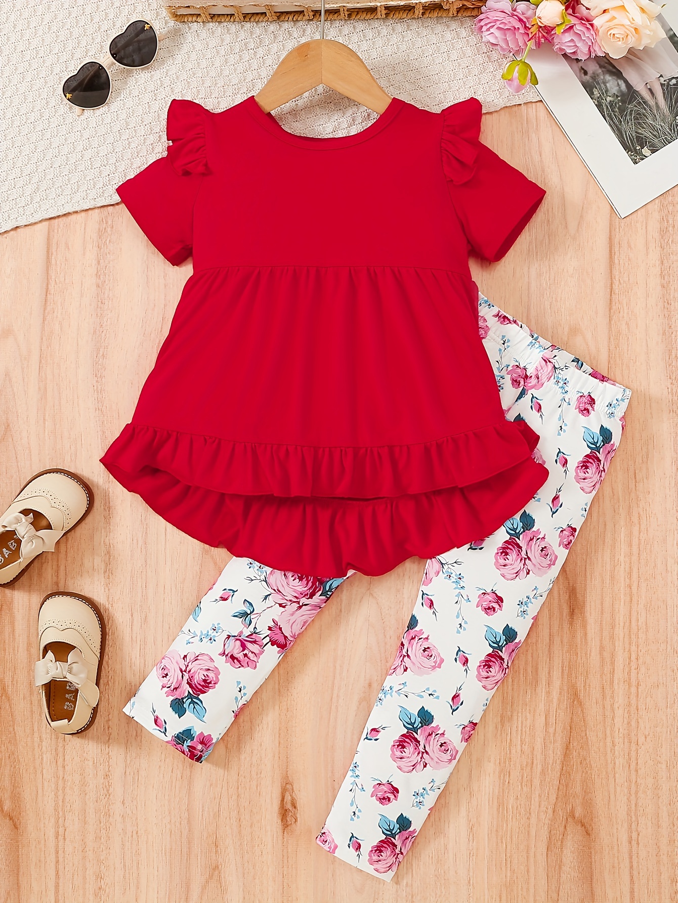 Kids Baby Girl Clothing Sets T-Shirt Tops Short Pants Clothes Set Casual  Party Floral Dress at Rs 175/set, Kids Fancy T-shirts in Mumbai