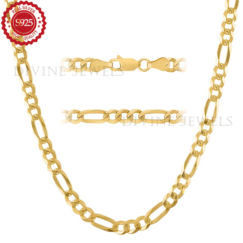 TEMU A 5mm Cut Necklace Made Of 925 Silver With Plating, Suitable For Men And Women. It Features A Stylish, Use, Valentine's Day, Birthday Celebrations, And Comes In A Boutique Gift Box