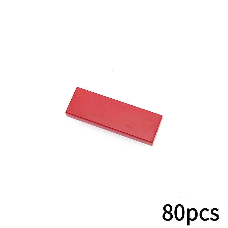 80pc 1x3 Flat Bricks for MOC Building Blocks 63864