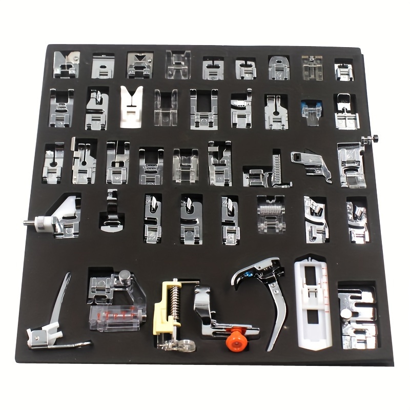 

Home Sewing Machine Presser Foot Sewing Accessories Multifunctional Universal Presser Foot Fine English Paper Box 42pcs Set