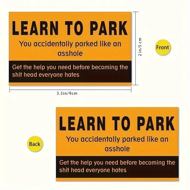 funny parking cards learn park bad parking warning - Temu funny-parking-cards-learn-park-bad-parking-warning-temu