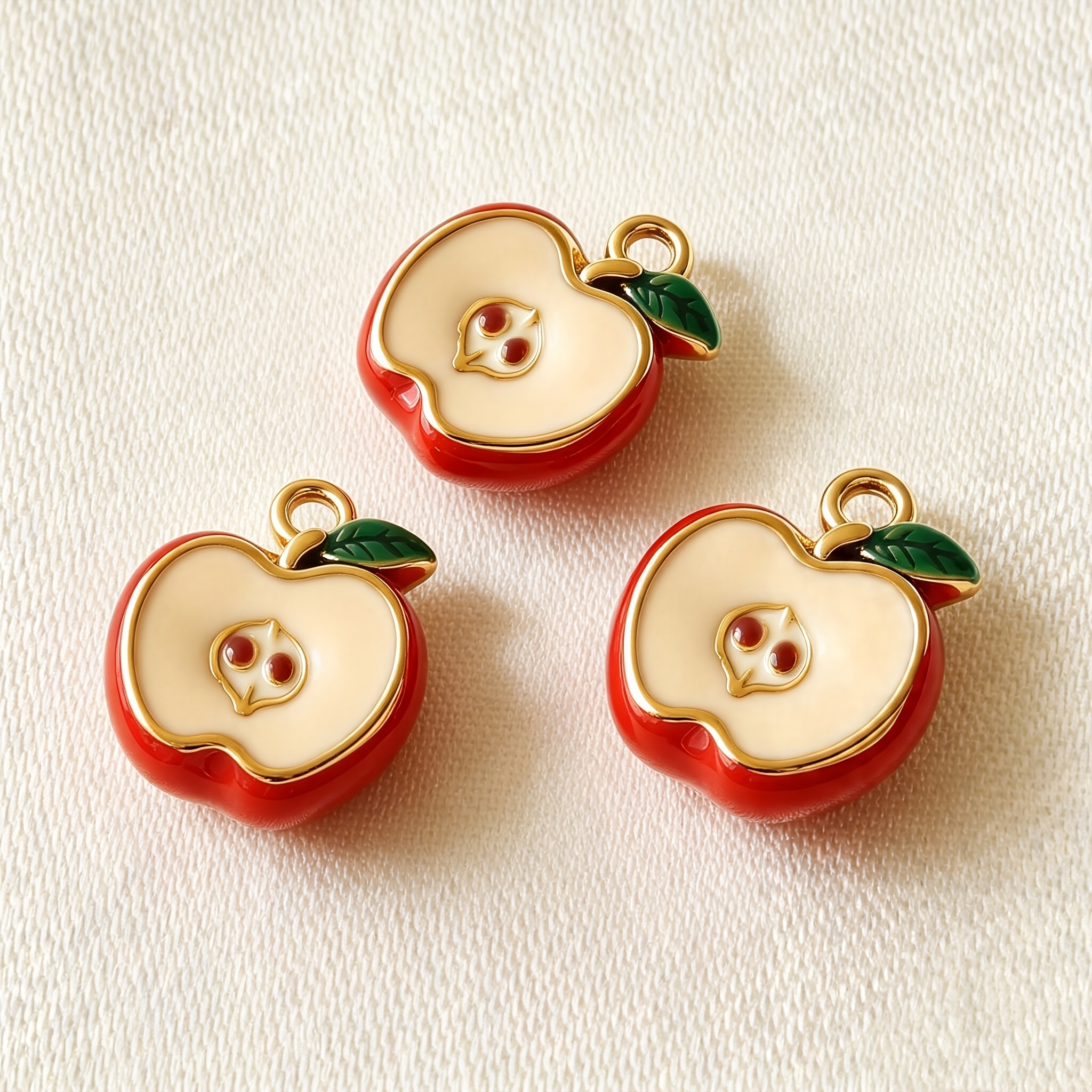 TEMU 3pcs Red Green Shaped Integrated Ring Easy Versatile Style Accessory Niche Exquisite Individual Outfit Jewelry Unisex Daily Wear Trendy Jewelry
