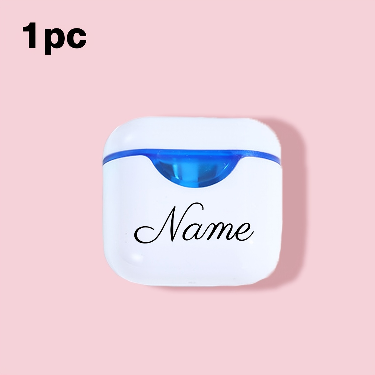Adorable Personalized Pencil Sharpener, Name Engraved Sharpener, Customizable Pencil Sharpener, Manual Double-head Sharpener, Portable, Ideal For Teachers' Day, Family, , Educators