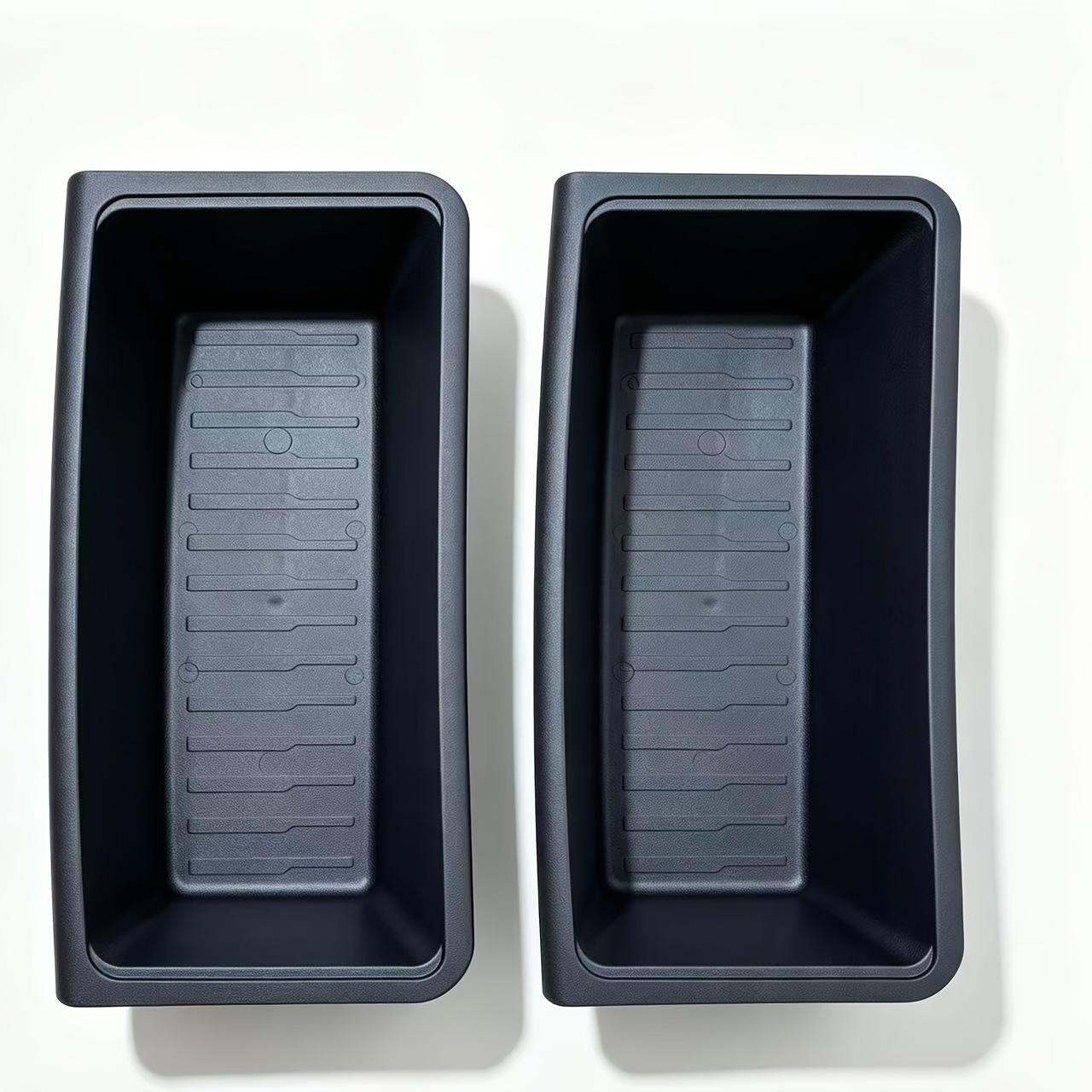 TEMU 2-pack Front Under-seat Storage Boxes, Tpe - Texture Interior Accessories, For For 2025-2026