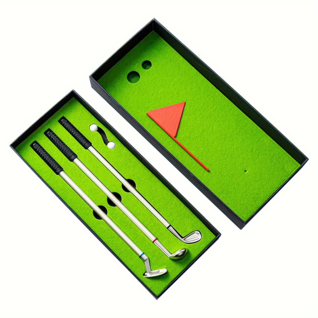 

Creative Mini Golf Club Ball Pen Desktop Simulation Practice Field Golf Pen Business Gift Box Set Pen