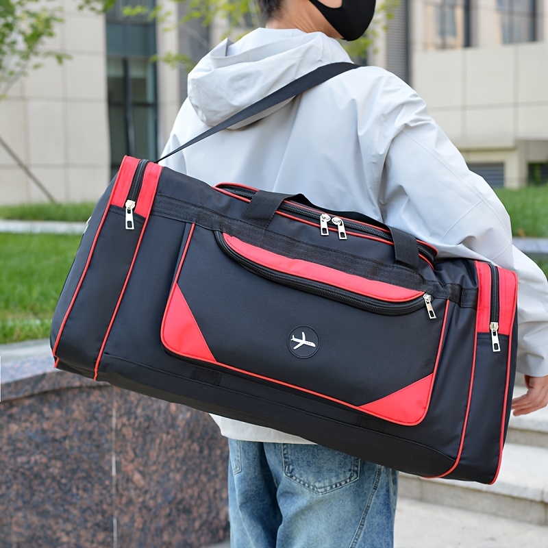 Foldable Travel Bag with Multi-Layer Pockets for Organisation