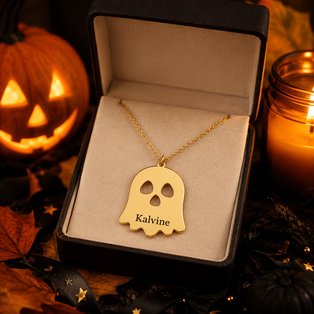 Personalized Cute Engraved Pendant Necklace