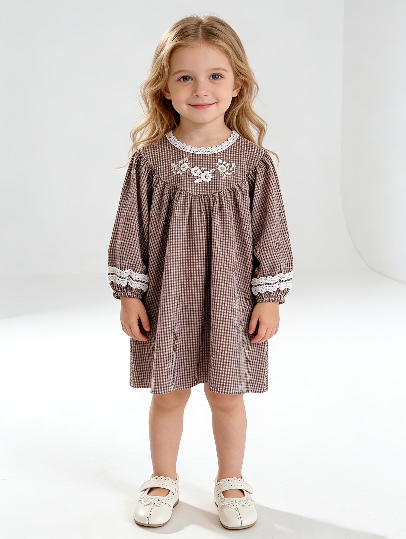 kids brown dress sold on Temu Philippines