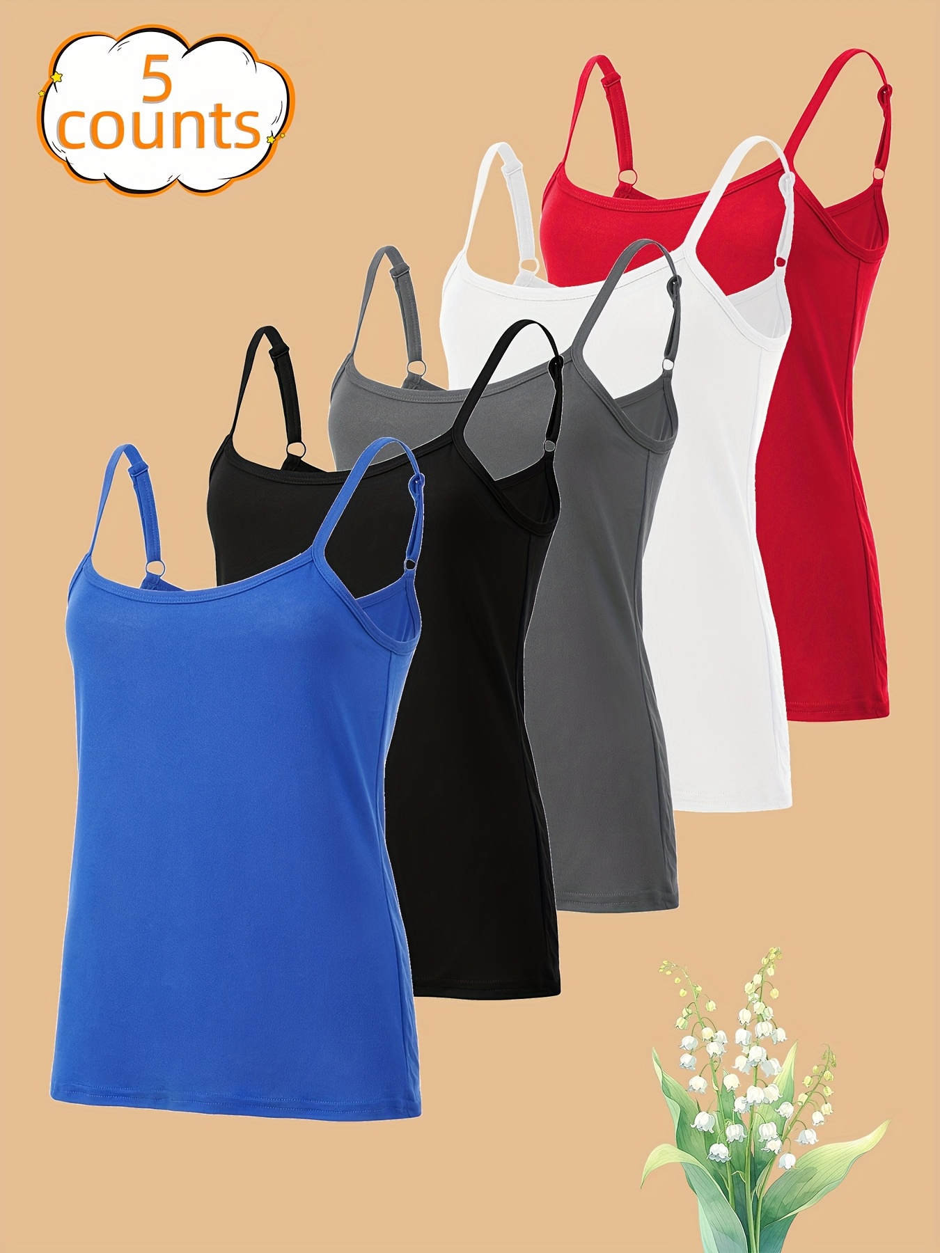 camisoles sold on Temu United States