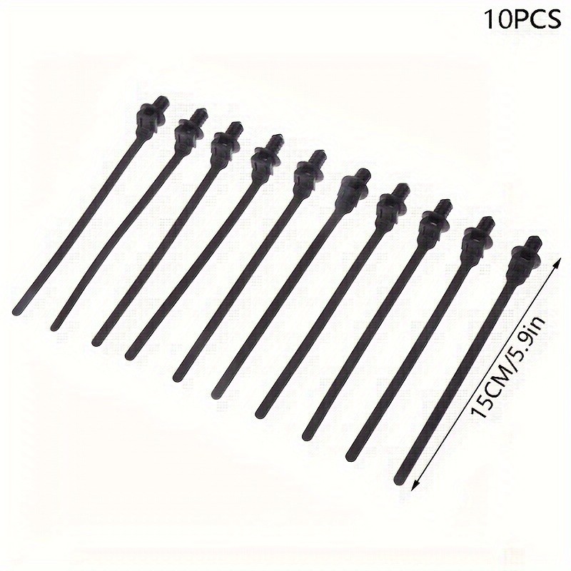 Nylon Cable Ties Tensioning Screw Tree Shape Black Auto Body - Temu