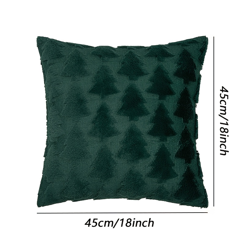 Plush Christmas Tree Pillowcase