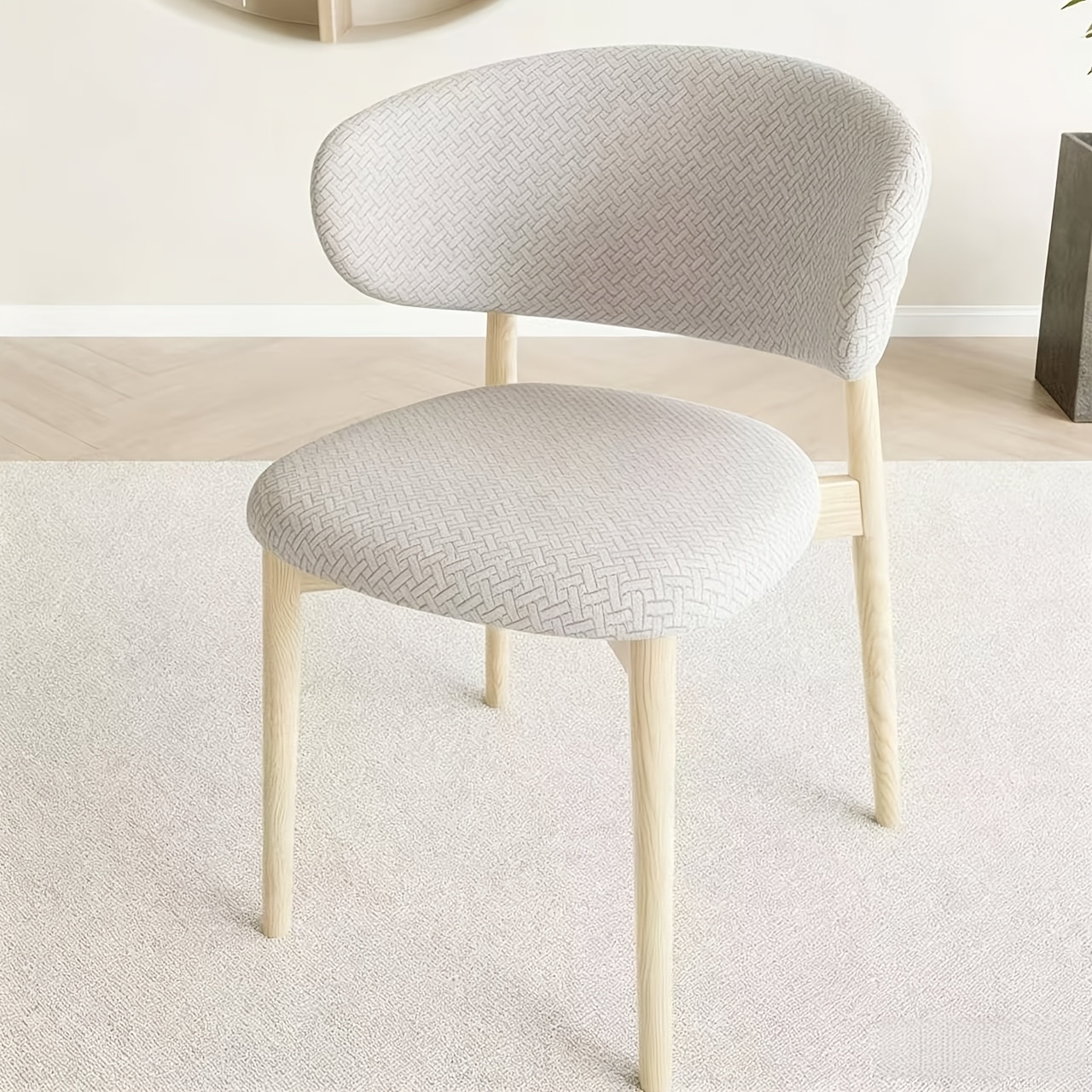 TEMU 2er-Set für einen Stuhl, Strethy Fleece Stuhlbezug