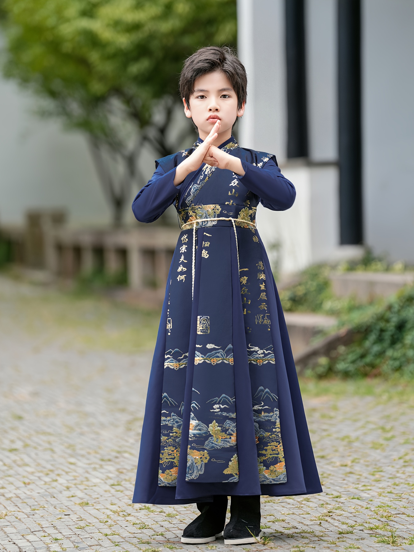 boys national trend fashion hanfu clothing chinese - Temu Bahrain