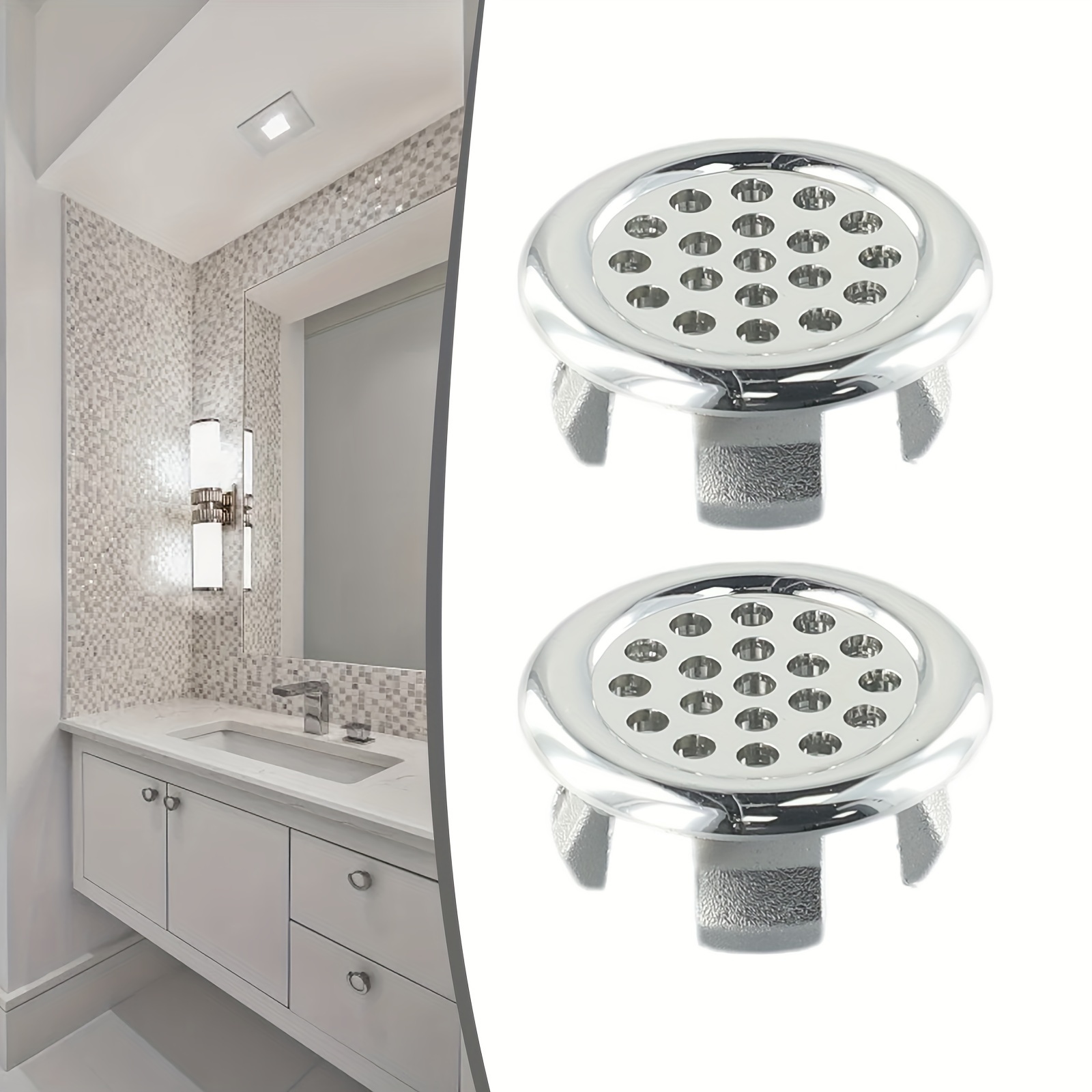 1 Pieza Embellecedor Lavabo Baño Cocina Anillo - Temu Spain