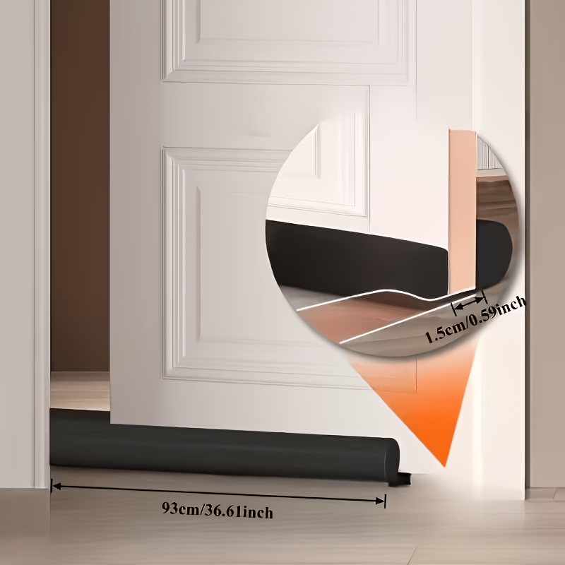 Household Door Gap Seal Strip, Windproof Door Bottom Seal, Wind and Rainproof Window Seal, Wind Barrier, Adjustable Door Sweep - Item No.: Kiki Home Daily/V40-PcsCSKⅡ