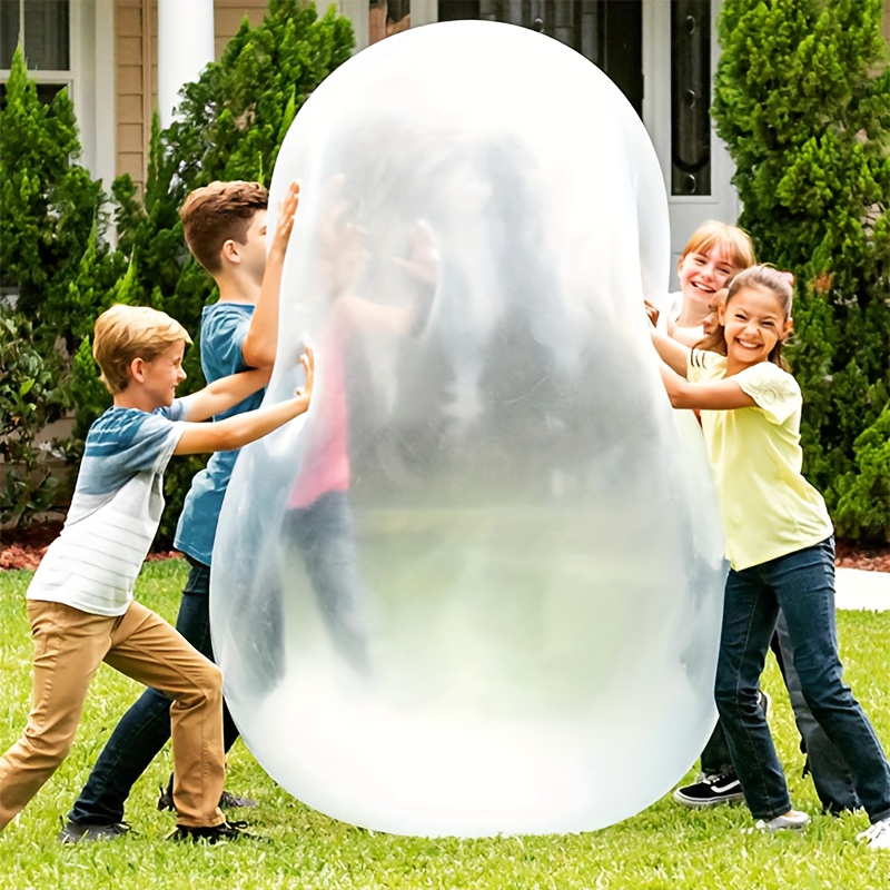 

2pcs/set Transparent Elastic Bubble Ball Water Balloon, Super Large Inflatable Water-filled Ball Toy, The Best Gift For Holiday Family Gatherings