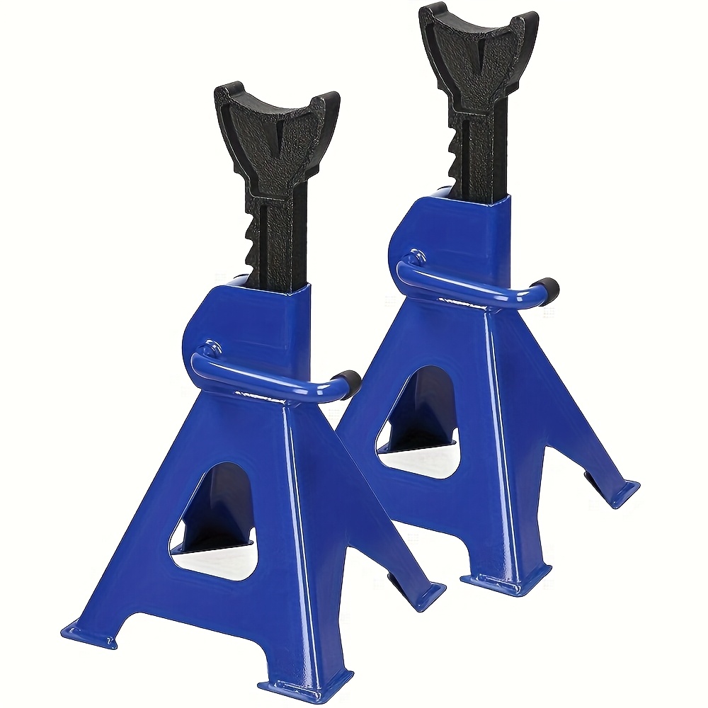 TEMU Heavy Duty 3 Ton Axle Stands For Car Jack Stands Pack Of 2, Alloy Steel Construction Support Lift 29-43cm Height Adjustable Support Jack Stand,