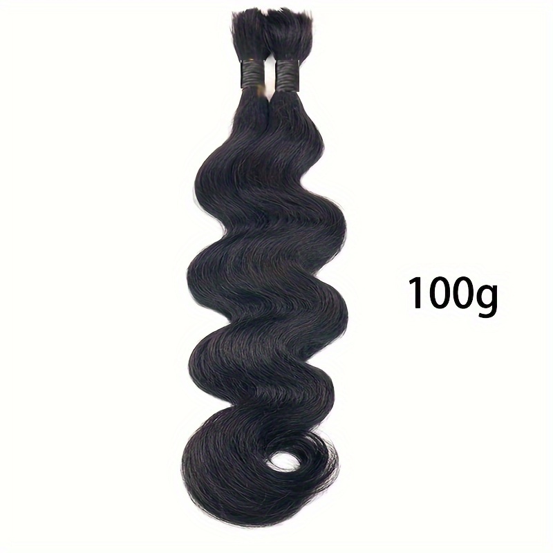 Body Wave Bulk Human Hair Braiding (1 Pack 2 Bundles) No - Temu