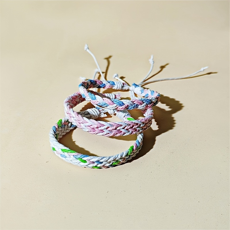 3-strand Easy Casual Woven Bracelet Set