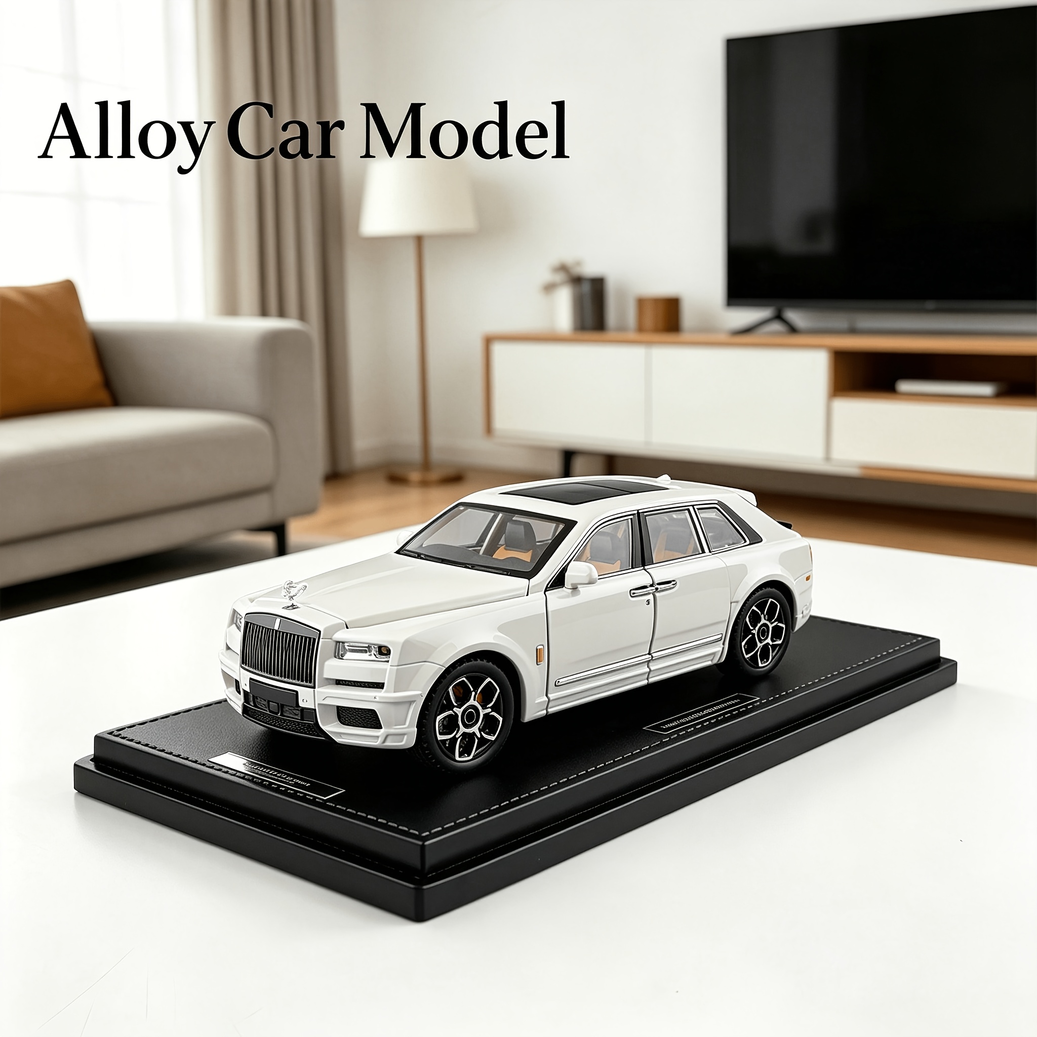 Image of 1:24 Scale Suv Alloy Car Model, Static Diecast Model Car, Restored Details Alloy Vehicle, Desktop Ornament Home Decoration, Perfect Gift For Car Enthusiasts, Birthday And Christmas Gift