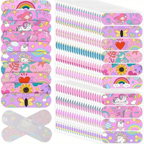 40pcs cartoon series bandages breathable pe material cute pony and heart designs for and body care suitable for sports outdoor activities and everyday use