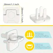 30 60pcs us outlet covers proofing outlet covers safety electric plug protectors to prevent details 2