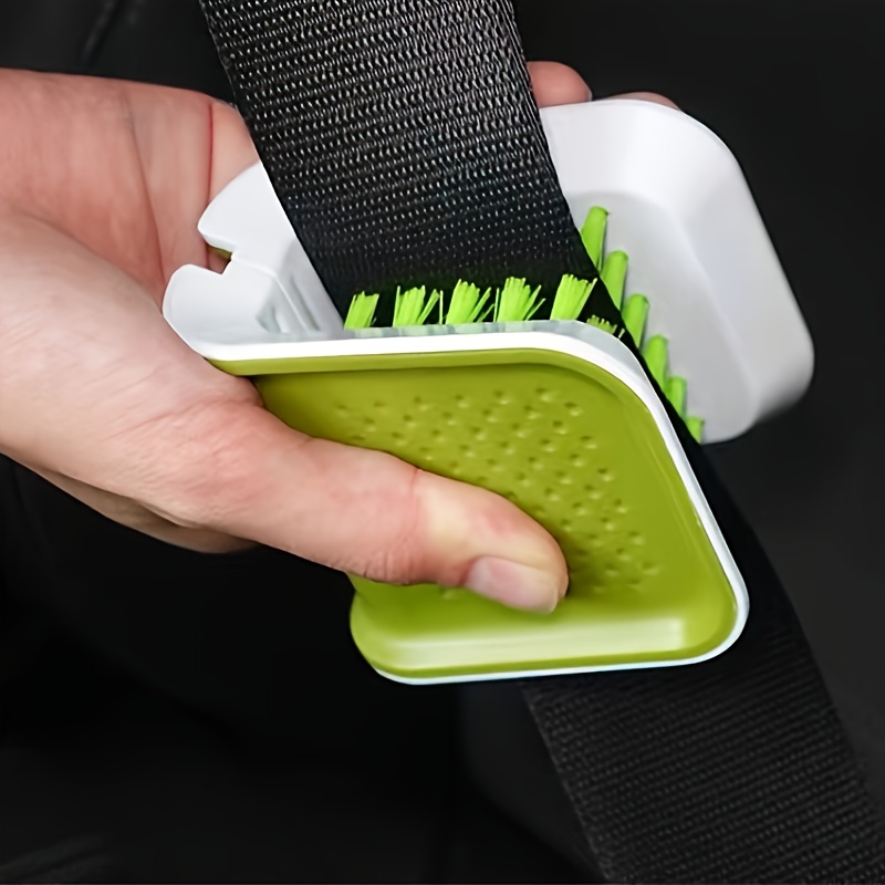 TEMU ¡Mantén la limpieza y de tus asientos de coche con esta única cepillo de limpieza para cinturón de seguridad!