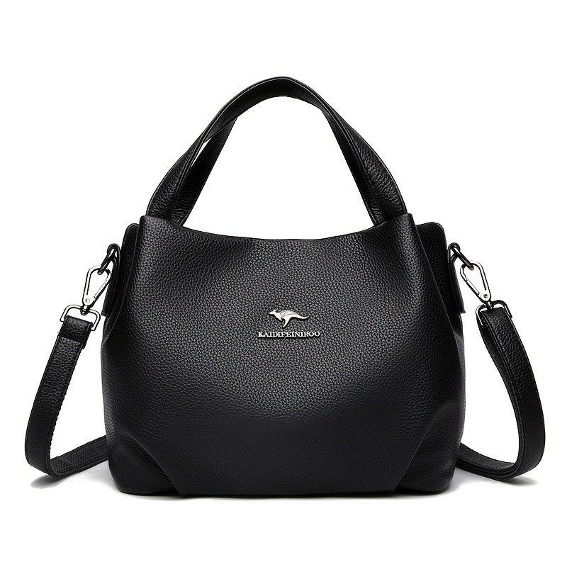 Image of Soft Large Capacity Handbag, Fashionable Women' Shoulder Crossbody Bag, Versatile Women'