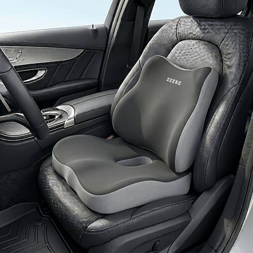 car seat cushion and lumbar support set multi scene use for office from prolonged sitting office computer cushion