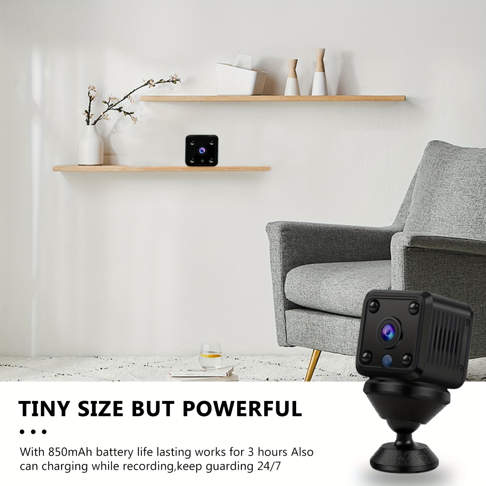 Spy WiFi Video Recorder Real-Time Camera HD 1080P Wireless Small Hidden