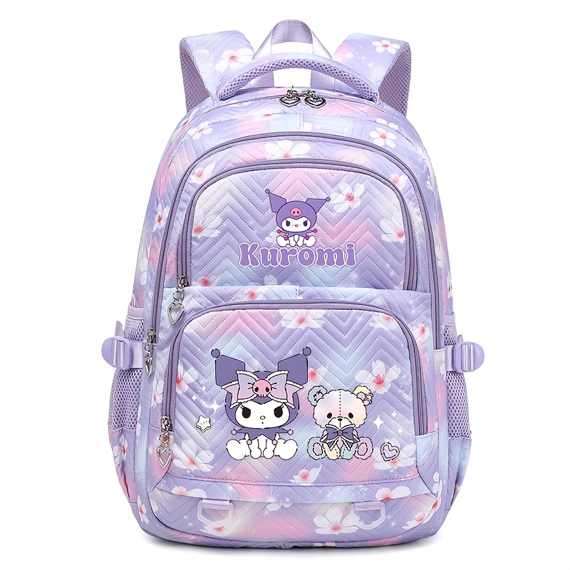 Image of Kuromi A Of Large-capacity, Printed Backpacks, Handbags And Storage Bags In Different Styles And Patterns, Making Them Ideal Gifts For Travel, Halloween, Carnival, Easter And Valentine's Day