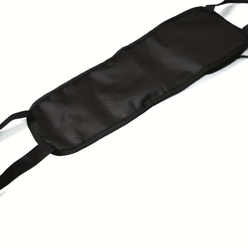 E-shop Multifunktionaler Schwarzer Nylon-Autositz-Organizer mit Mesh- - Langlebig, Mehrfachabteilige Rückseitenaufbewahrung, Wandmontierbar,