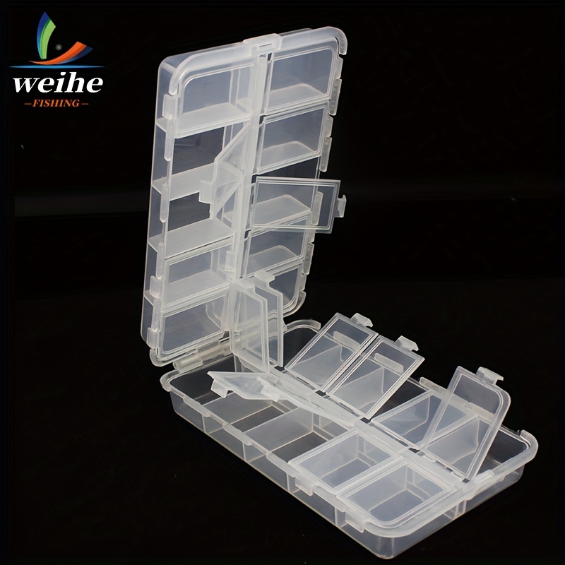 

1pc Folding Fishing Tackle Box/fishing Box 16.6*9.7*4.1cm Tackle Box Box