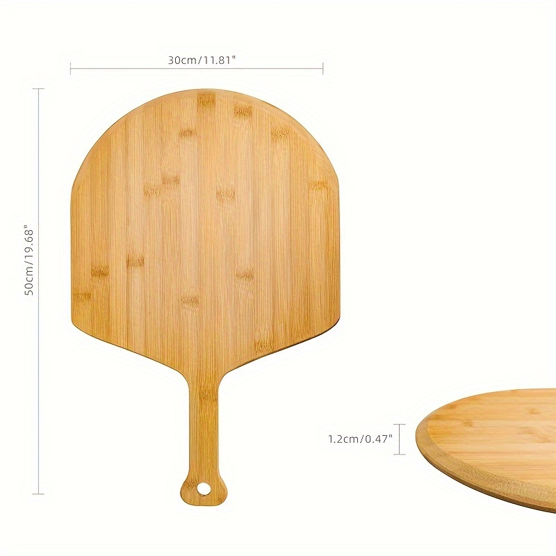 Pala scorrevole per pizza  30 x 50 cm in legno scorrevole con