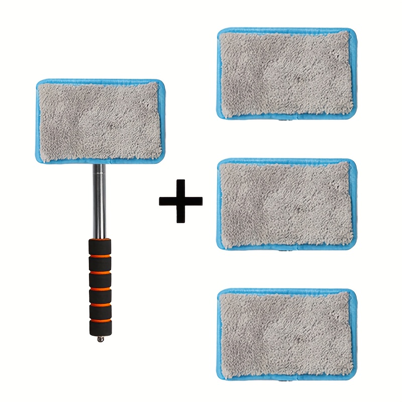 4pcs Car Glass Brush And Replacement Cloth&comma; ...