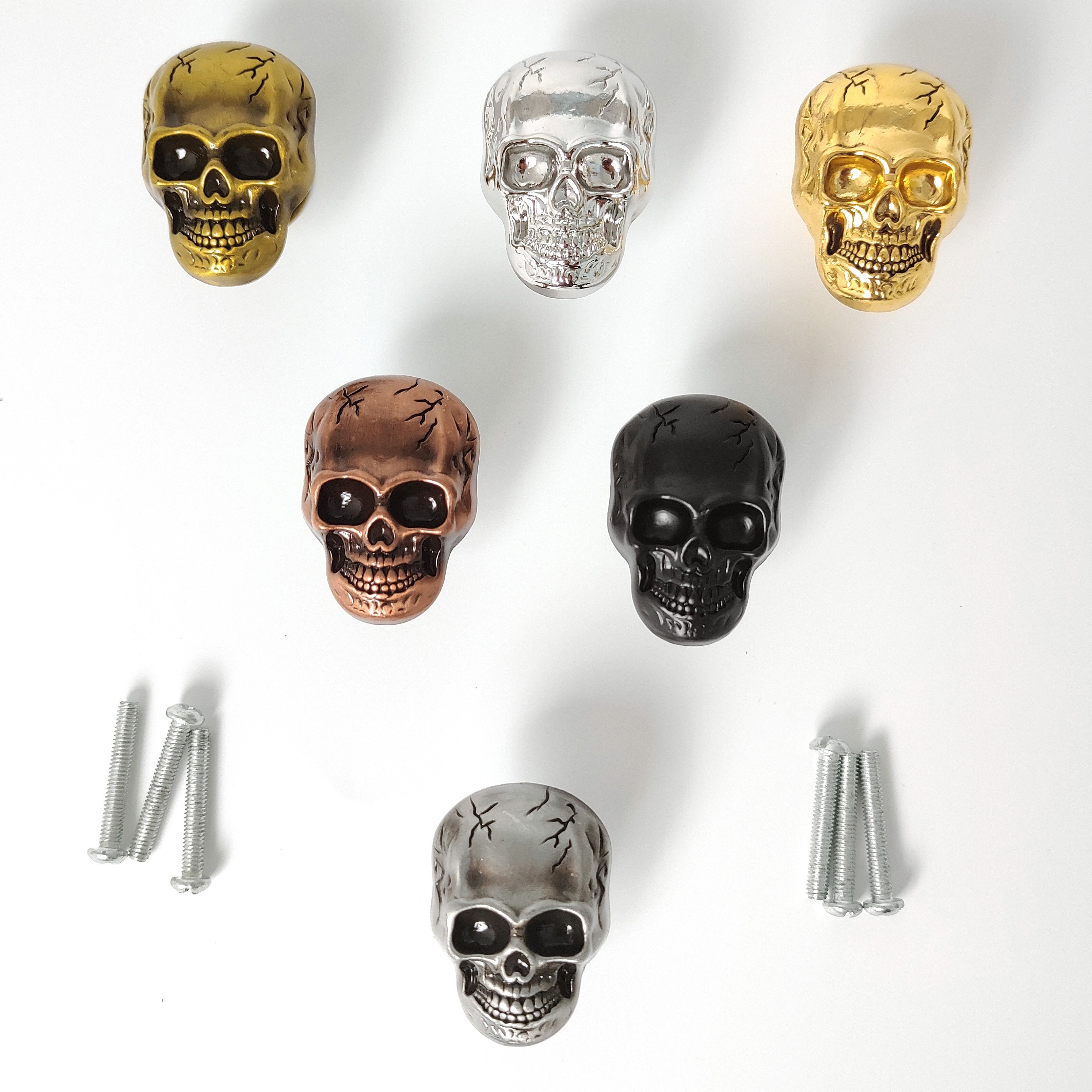 8 Pack Skull Skeleton Cabinets Knobs, Single Hole Barbados | Ubuy