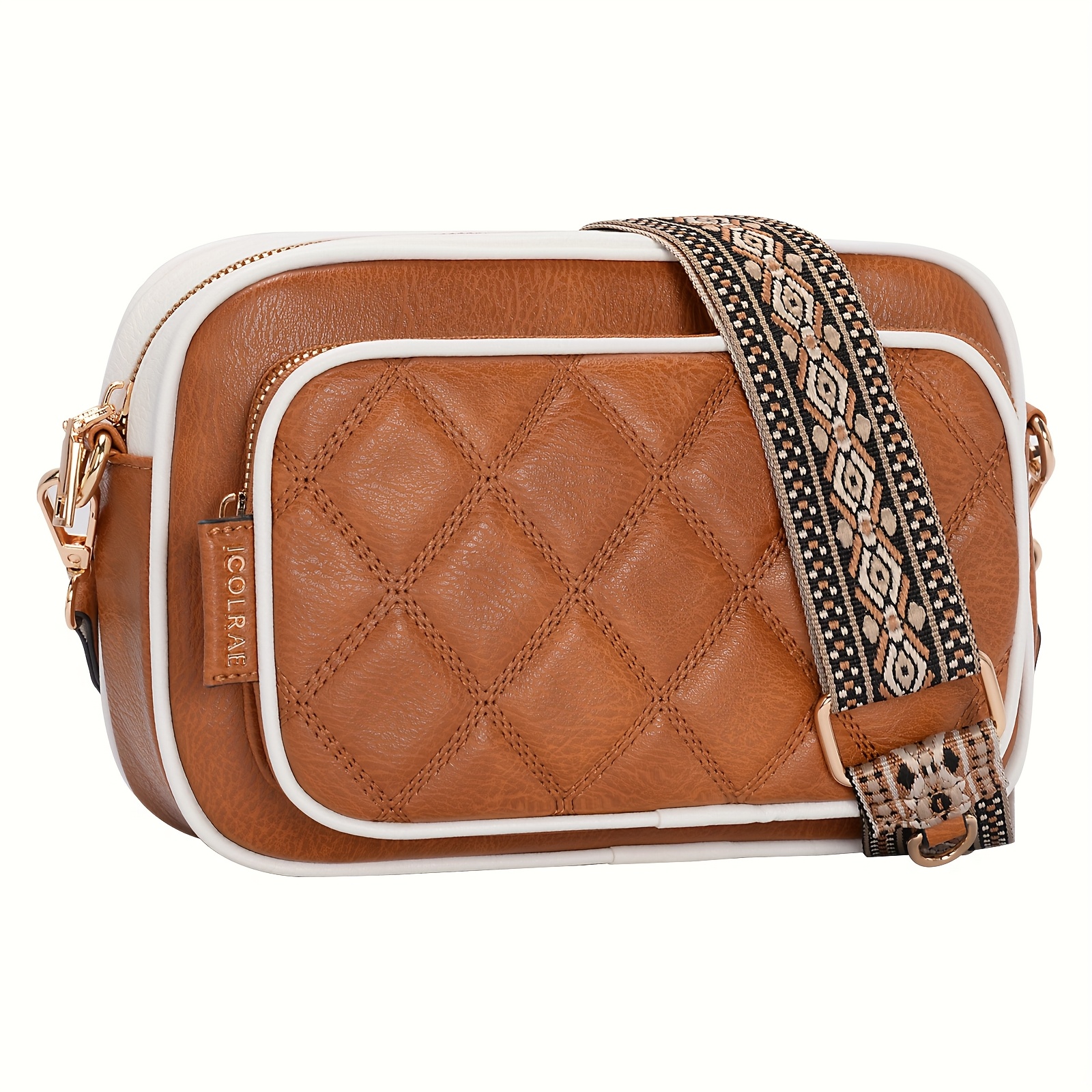 Small Crossbody Purse For Women - Vegan Leather, Adjustable Strap, Multiple Compartments