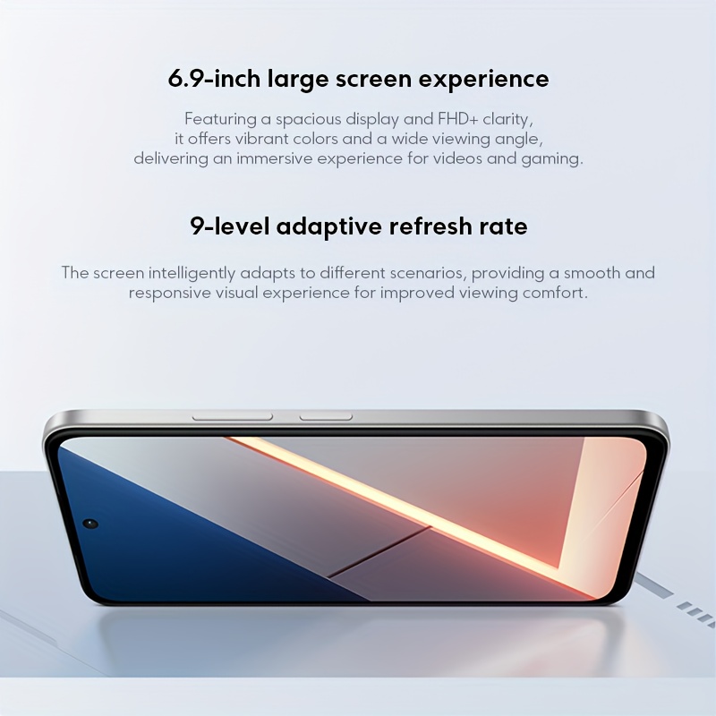 Смартфон POCO M7 Global Edition с Snapdragon® 685 4G мобилна платформа, включващ резолюция 2340 × 1080, 50MP основна камера, 8MP предна камера и 7000mAh (Typ) батерия. Забележка: Зарядното устройство не е включено. Работи с Xiaomi Hyperos 2