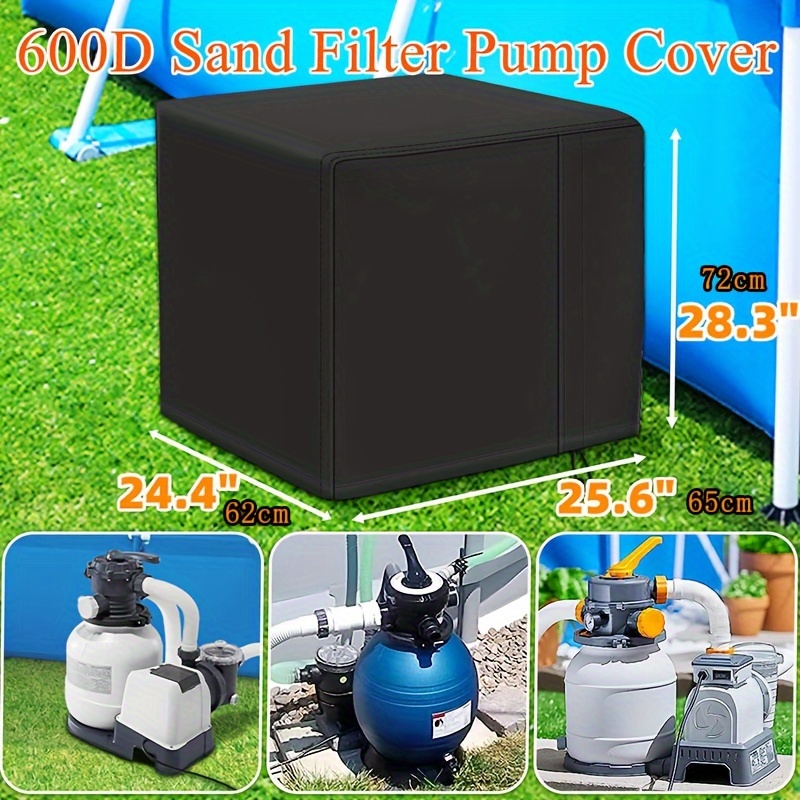 Image of Swimming Pool Filter Sand Tank Cover Swimming Pool Filter Sand Ground Swimming Pool Pump Cover
