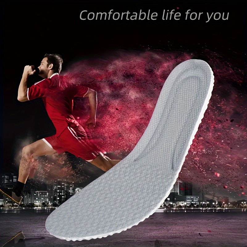 Ultra-Soft Shock-Absorbing Insoles for Men & Women - Breathable, Full Coverage EVA Material