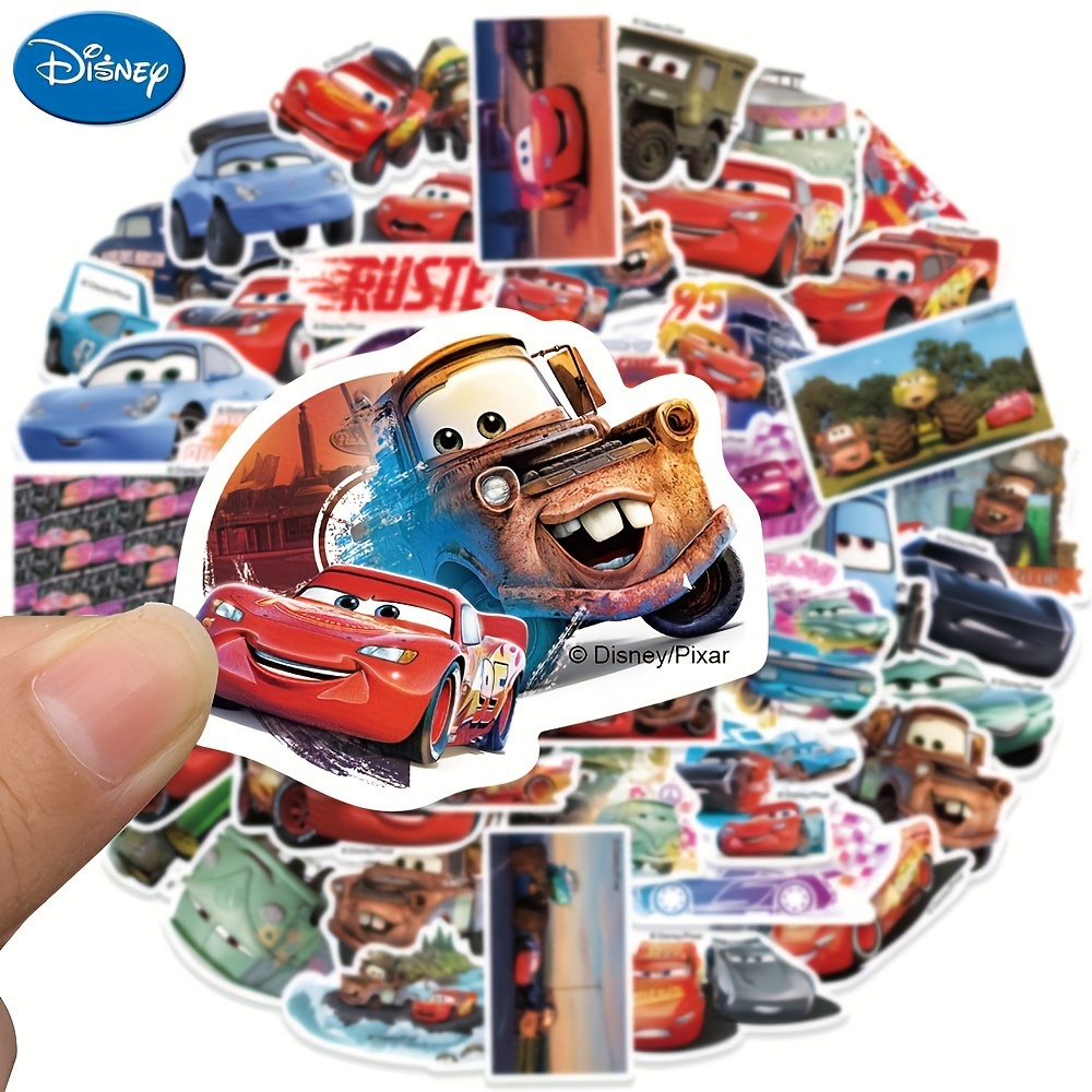 

Disney On The Road Stickers, 50pcs Cartoon Patterned Paper Decals, Ume Brand Non-adhesive Diy Collection For Journals, Laptops & Notebooks