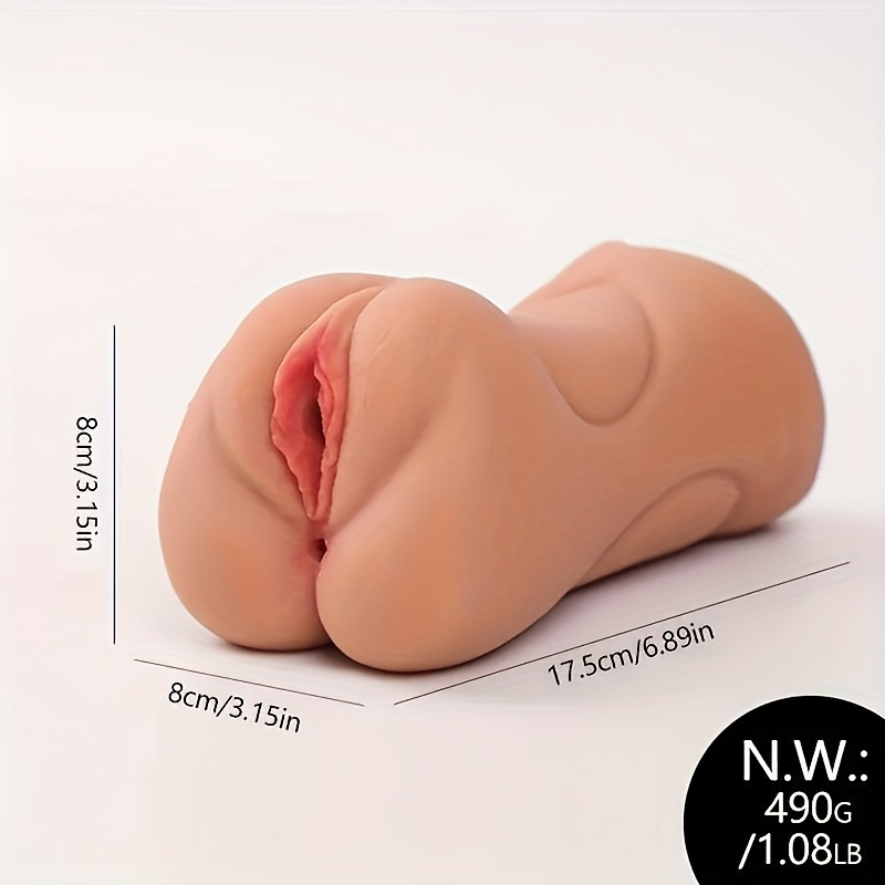 1pc 3 in 1 male realistic texture mouth with tight doll adult toy details 3