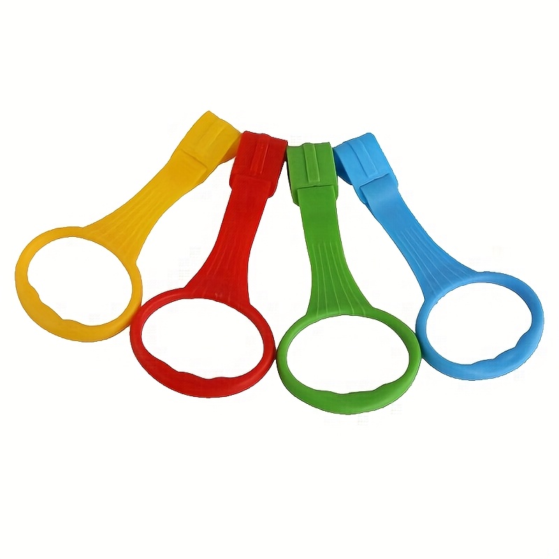 TEMU Plastic Crib Pull Ringen, Kinderen Loopoefeningen Hulpmiddelen Staande Ringen, Crib Hangende Ringen, Baby Baby Toddler Oefentools