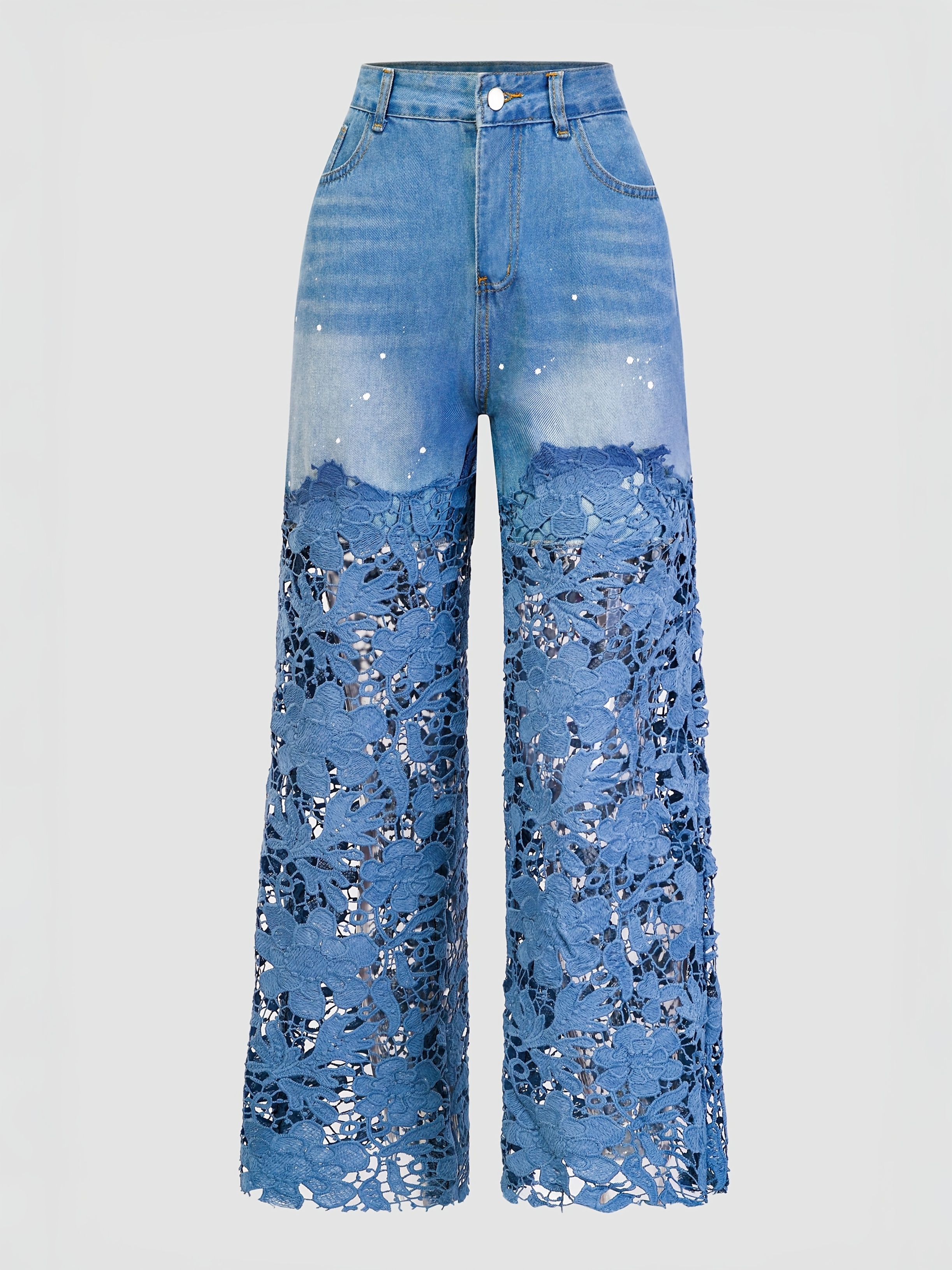 lace jeans sold on Temu United States