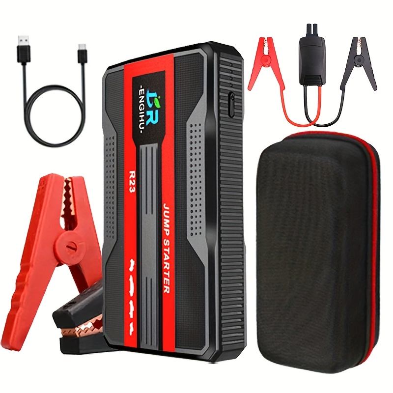 E-shop Heißer Auto-Startkabelstarter Powerbank 12V Tragbarer Smart-Clip Notstartladegerät für Autos, Kann als Geschenke verwendet werden,